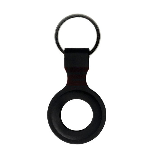 Husa silicon tip breloc pentru AirTag BLACK