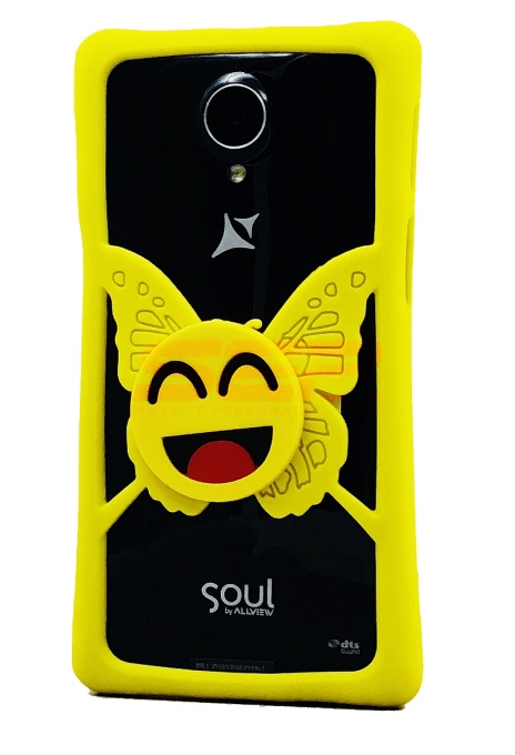 Husa Silicon Universal 5 - 5,5 inch SMILE