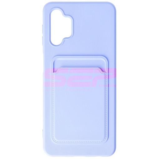 Husa TPU Card Holder Samsung Galaxy A32 5G Lavander