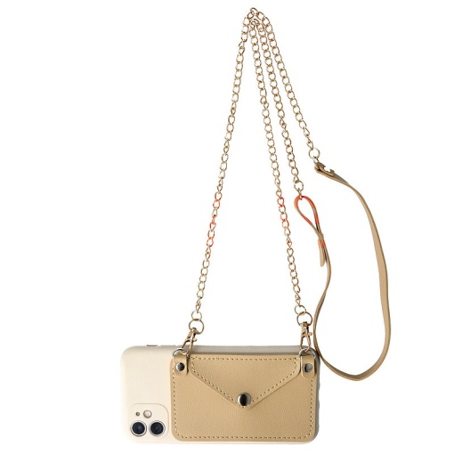 Husa TPU Crossbody Wallet Apple iPhone SE 2022 BEIGE