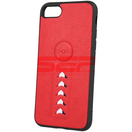 Husa TPU Leather Arrow Samsung Galaxy J4 Plus Red