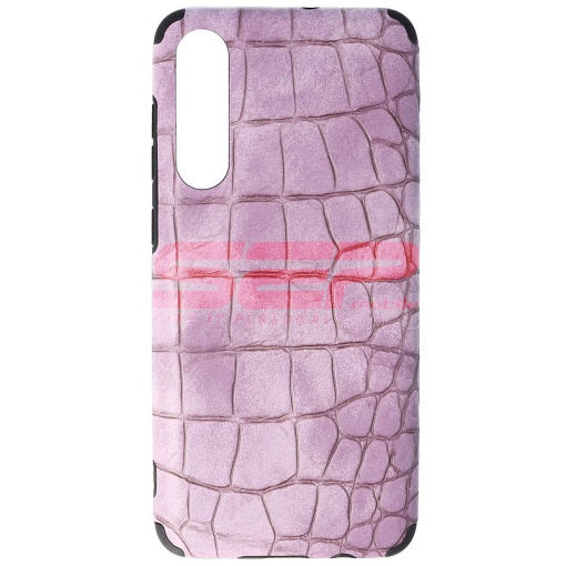 Husa TPU Leather Crocodile Samsung Galaxy A70 Lavender