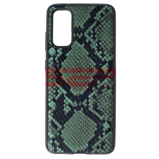 Husa TPU Leather Snake Samsung Galaxy S20 Green