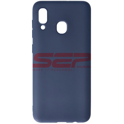 Husa TPU Matte Samsung Galaxy A20 Navy