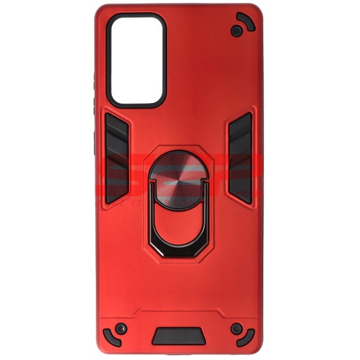 Husa TPU+PC Armor Ring Case Samsung Galaxy Note 20 Red