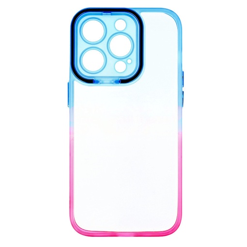 Husa TPU+PC Gradient Frame Apple iPhone 14 Pro Blue-Pink