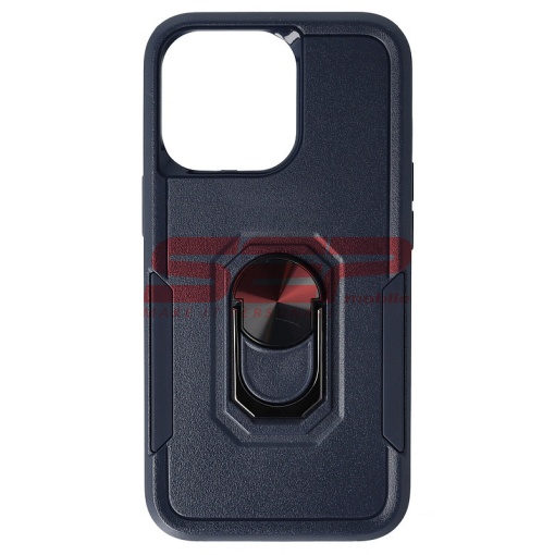 Husa TPU+PC Shockproof Ring Case Apple iPhone 13 Pro Max Blue