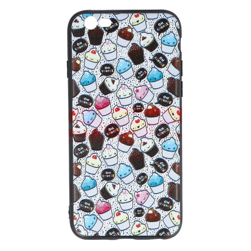 Husa TPU+PC UV Print 3D Apple iPhone 6 Cupcakes