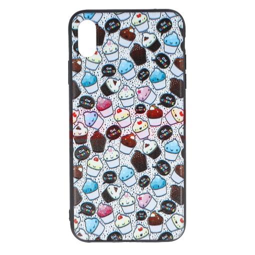 Husa TPU+PC UV Print 3D Apple iPhone XS Max Cupcakes