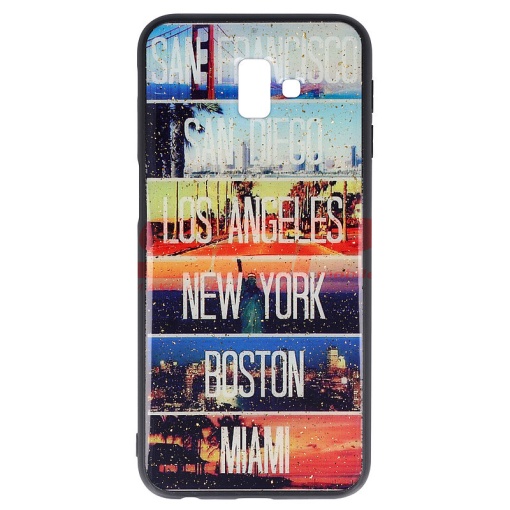 Husa UV Copy Glass Samsung Galaxy J4 Plus Cities
