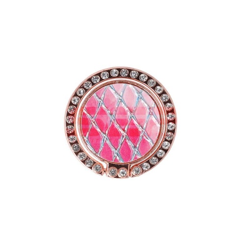 Stand suport adeziv tip inel Mosaic Pink