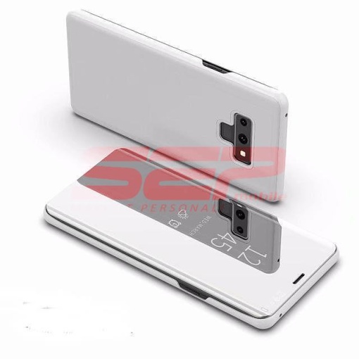 Husa Clear View Mirror Samsung Galaxy Note10 Plus Silver