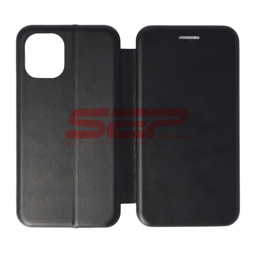 Husa FlipCover Round Apple iPhone 12 mini Black