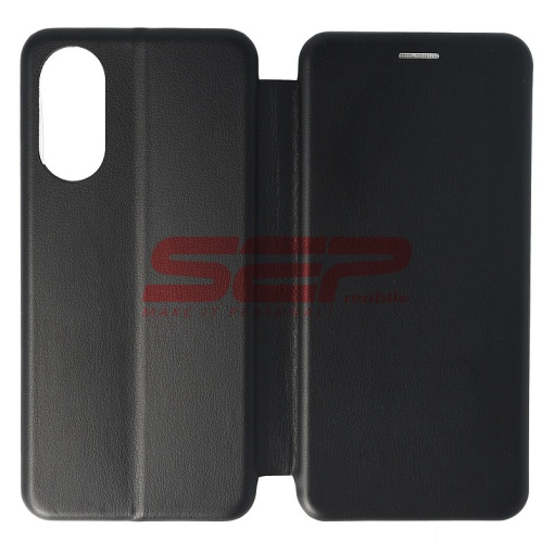 Husa FlipCover Round Oppo A78 5G Black