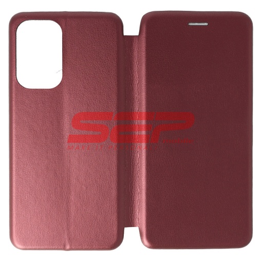 Husa FlipCover Round Samsung Galaxy A23 5G Wine