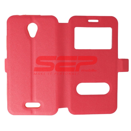 Husa FlipCover Smart View Lenovo Vibe B RED
