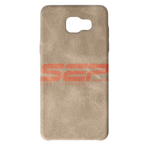 Husa Leather Vintage Tatoo Samsung Galaxy A5 2016 GOLD