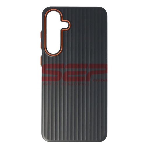 Husa PC Metallic Lines Samsung Galaxy S24 Plus Black