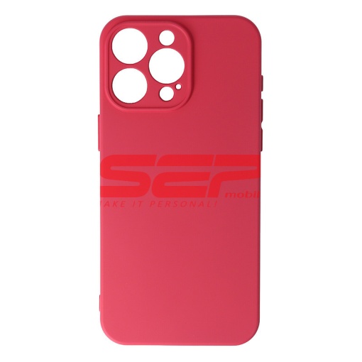 Husa silicon High Copy Apple iPhone 15 Pro Max Raspberry