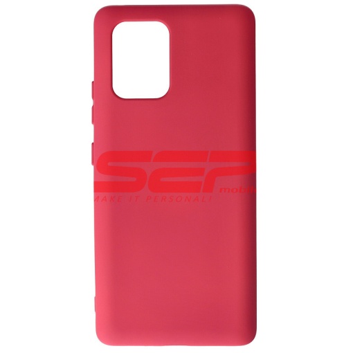 Husa silicon High Copy Samsung Galaxy S10 Lite Raspberry