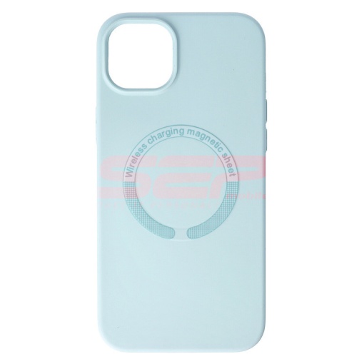Husa silicon Mag Cover Apple iPhone 15 Plus Sage