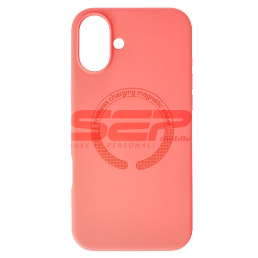 Husa silicon Mag Cover Apple iPhone 16 Plus Coral