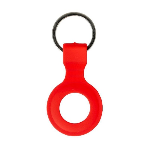 Husa silicon tip breloc pentru AirTag RED