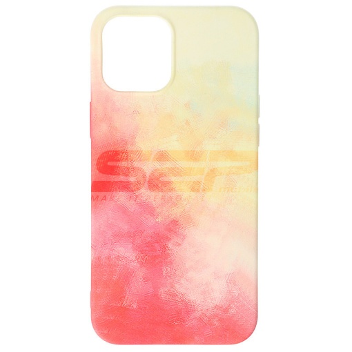 Husa silicon Watercolor Apple iPhone 12 Pro Max Spring Cherry