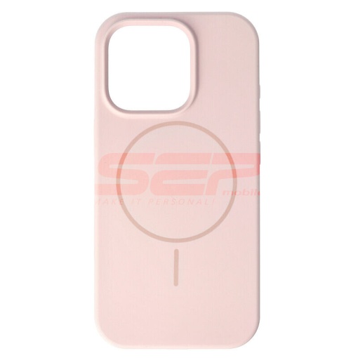 Husa Soft Silicone Magsafe Apple iPhone 16 Pro Pink Sand