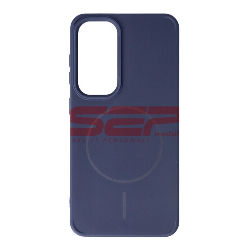 Husa Soft Silicone Magsafe Samsung Galaxy S25 Blue