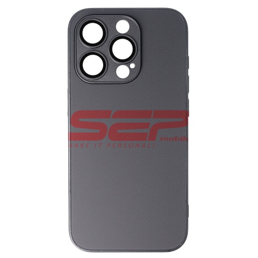 Husa TPU Frosted Glass Apple iPhone 15 Pro Graphite
