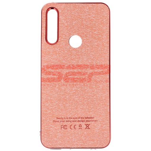 Husa TPU Leather Denim Huawei P smart Z Rose Gold