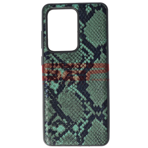 Husa TPU Leather Snake Samsung Galaxy S20 Ultra Green