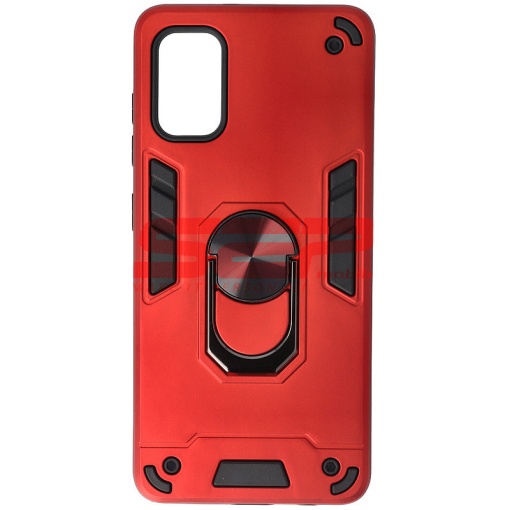Husa TPU+PC Armor Ring Case Samsung Galaxy A41 Red
