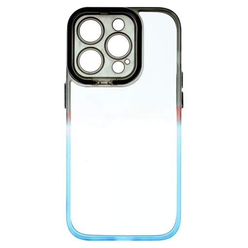 Husa TPU+PC Gradient Frame Apple iPhone 14 Pro Black-Blue
