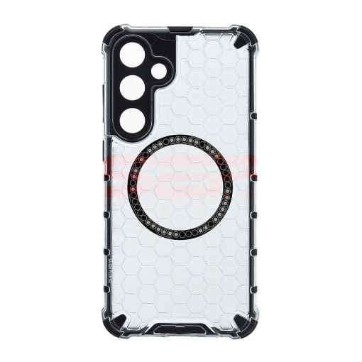 Husa TPU+PC Honeycomb Magsafe Samsung Galaxy S24 Plus Clear