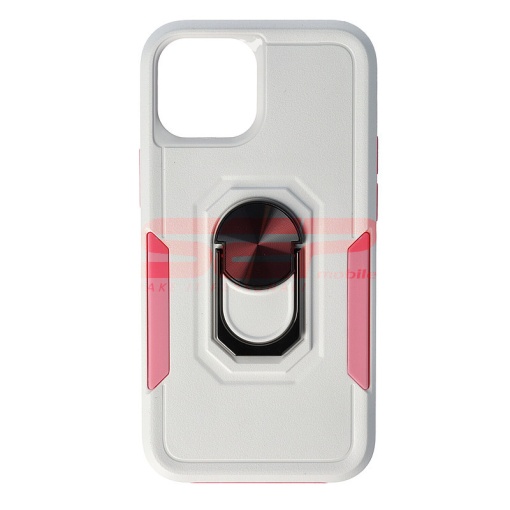 Husa TPU+PC Shockproof Ring Case Apple iPhone 13 mini Milky Pink