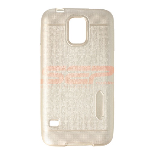 Husa TPU Water Cube Samsung Galaxy S5 GOLD