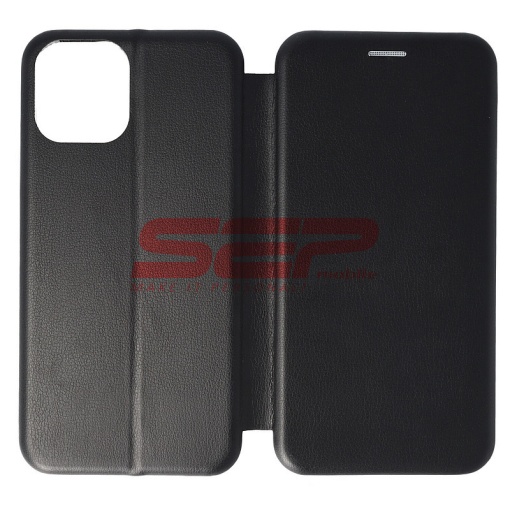 Husa FlipCover Round Apple iPhone 12 Pro Max Black