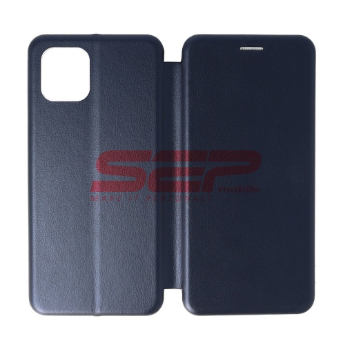 Husa FlipCover Round Samsung Galaxy A03 4G Midnight Blue