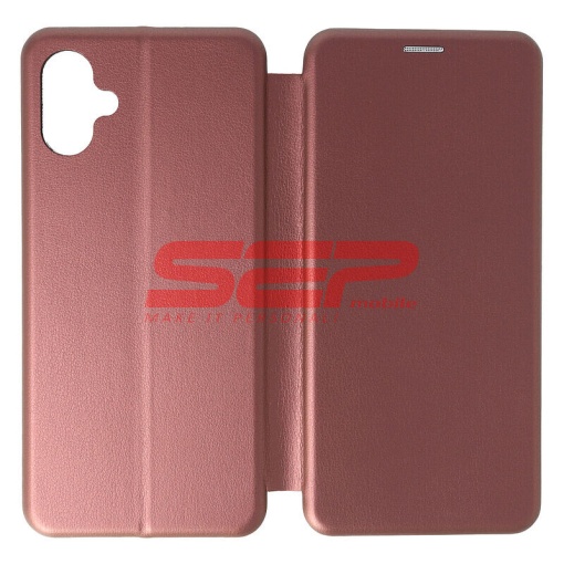 Husa FlipCover Round Samsung Galaxy A06 Wine