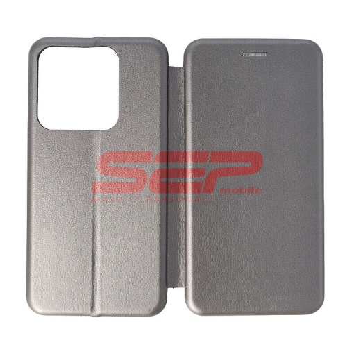 Husa FlipCover Round Xiaomi 14 5G Fossil Grey