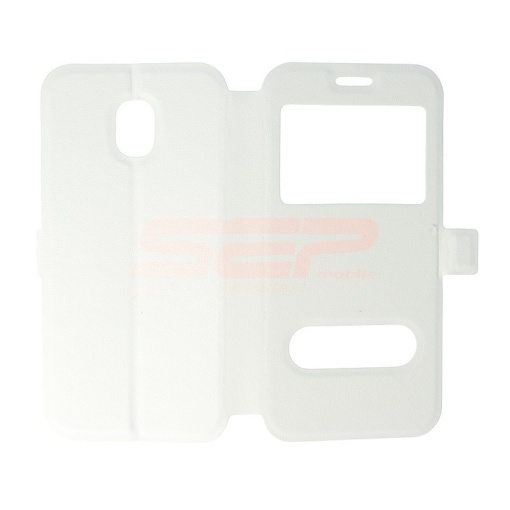 Husa FlipCover Smart View Samsung Galaxy J7 (2017) WHITE