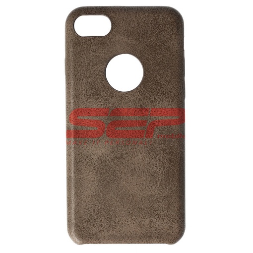 Husa Leather Vintage Tatoo Apple iPhone 7 BROWN