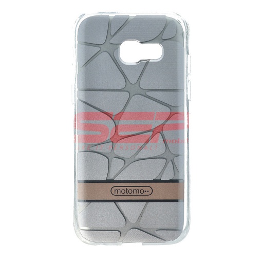 Husa Motomo 3D Stones Samsung Galaxy A3 2017 SILVER