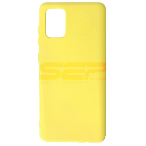 Husa silicon High Copy Samsung Galaxy A71 Yellow