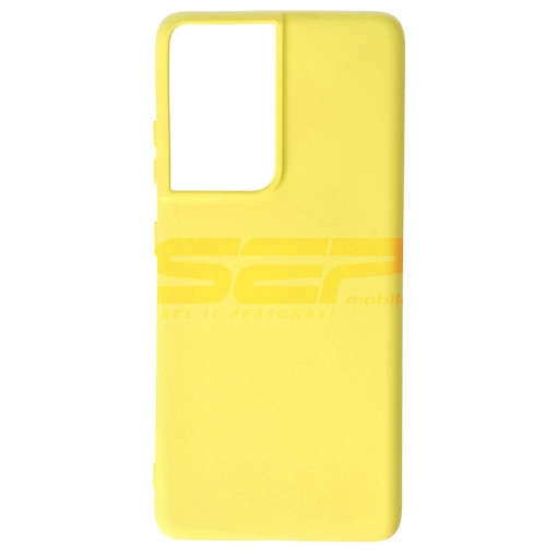 Husa silicon High Copy Samsung Galaxy S21 Ultra Yellow
