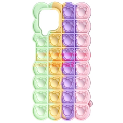 Husa silicon Pop IT Bear Samsung Galaxy A22 4G Candy