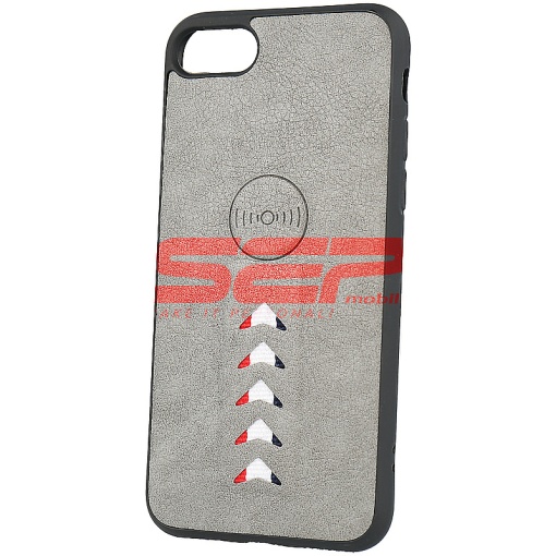 Husa TPU Leather Arrow Apple iPhone SE 2020 Grey