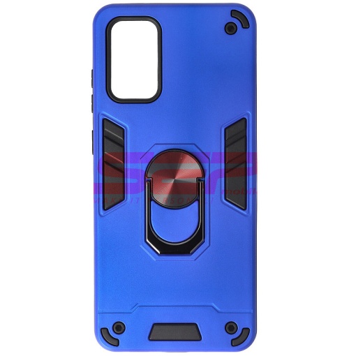 Husa TPU+PC Armor Ring Case Samsung Galaxy S20 Plus Electric Blue